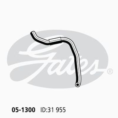 Gates Curved Radiator Hose For Honda Prelude BA8 FWD Coupe 2.2L Petrol Engine