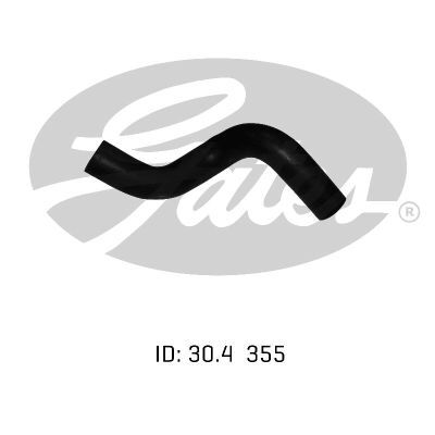  Gates Curved Radiator Hose For Kia Mentor FWD Hatchback 1.5L Petrol Engine