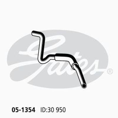 Gates Radiator Hose Upper For Daihatsu Charade G200, G200, G202, G203 1.3L/1.5L