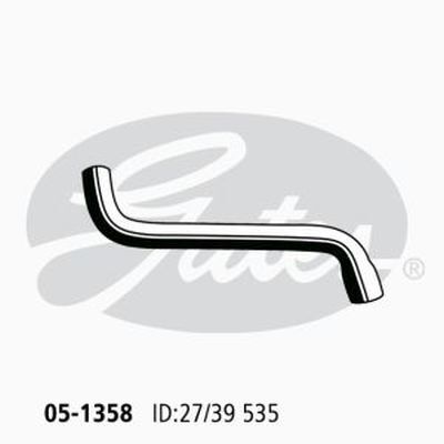 Gates Radiator Hose For Nissan Pulsar N15 GA16DE 1.6L Sedan /Hatchback