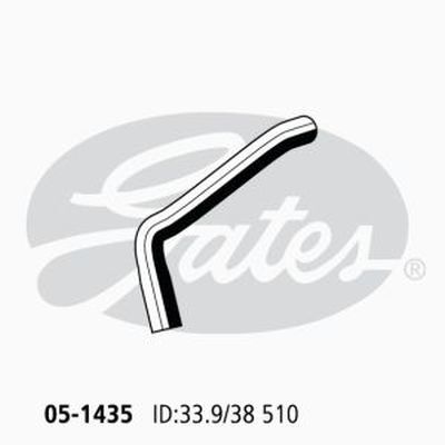 Gates Curved Radiator Hose For Holden Commodore V8 RWD Sedan 5.0L Petrol Engine