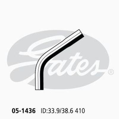 Gates Curved Radiator Hose For Holden Commodore V8 RWD Sedan 5.0L Petrol Engine