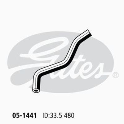 Gates Curved Radiator Hose For Hyundai Sonata FWD Sedan 2.0L Petrol Engine