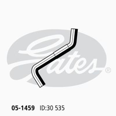  Gates Curved Radiator Hose For Toyota Camry FWD Wagon 2.2L Petrol Engine