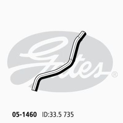 Gates Curved Radiator Hose For Hyundai Sonata EF FWD Sedan 2.4L Petrol Engine