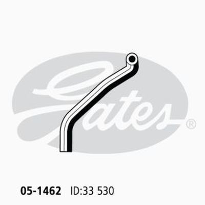Gates Curved Radiator Hose For Mitsubishi Lancer FWD Coupe 1.8L Petrol Engine