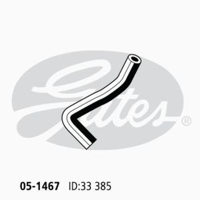 Gates Curved Radiator Hose For Ford Australia Courier PD RWD Ute 2.5L Diesel