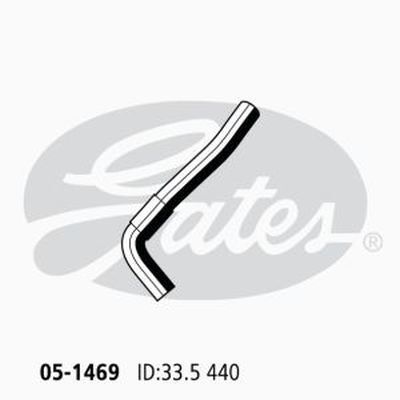 Gates Curved Radiator Hose For Mazda B-Series UF RWD Ute 2.5L Diesel
