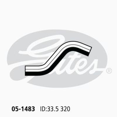 Gates Curved Radiator Hose For Mitsubishi Triton RWD Ute 2.4L Petrol Engine