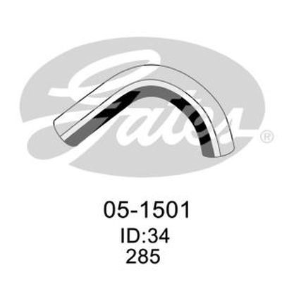 Gates Radiator Hose Upper Lower For Mitsubishi Pajero NH, NJ, NK, NL 2.8L 6G74
