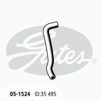 Gates Radiator Hose For Ford Fairmont AU 4.0L XR6VCT, ATR, YTR (4.0-L6)