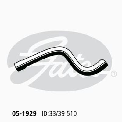 Curved Radiator Hose 05-1929 for HOLDEN Astra AH - 05-1929