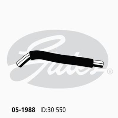 Curved Radiator Hose 05-1988 for MAZDA 6 Estate Wagon GY19 -: Lower