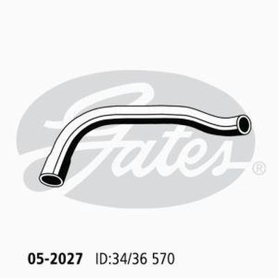 Gates Radiator Hose Upper Lower For Kia K2700 SD 2.7L Diesel J2