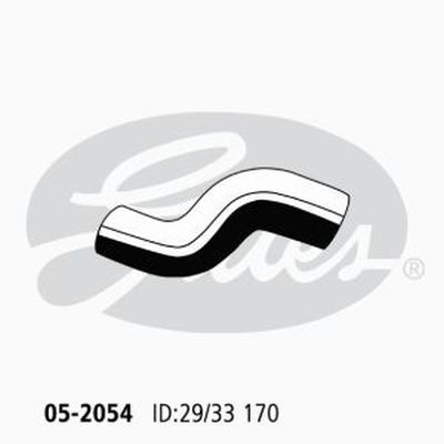 Gates Curved Radiator Hose For Holden Viva JF FWD Hatchback 1.8L Petrol Engine