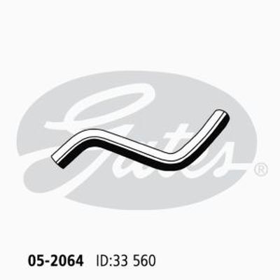 Gates Curved Radiator Hose For Holden Barina TK FWD Hatchback 1.6L Petrol Engine