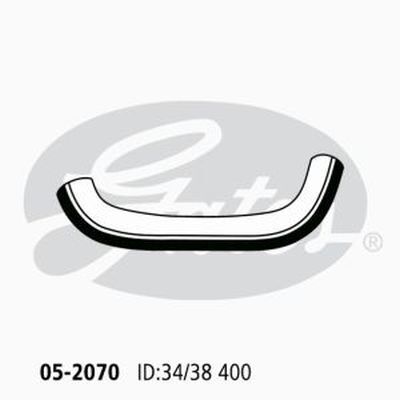  Gates Curved Radiator Hose For Holden Caprice V8 WM RWD Sedan 6.0L Petrol Engine