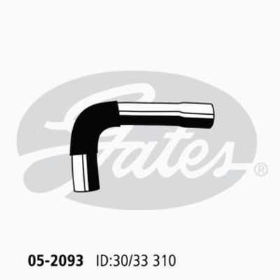  Gates Curved Radiator Hose For Toyota Corolla FWD Sedan 1.8L Petrol Engine 