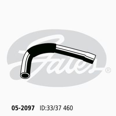 Gates Curved Radiator Hose For Toyota Hiace RWD Van 2.7L Petrol Engine