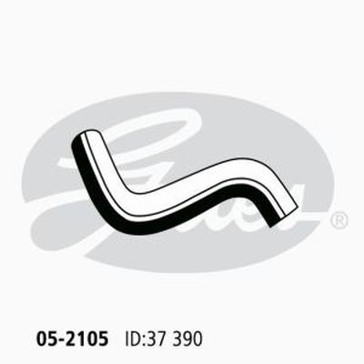Gates Curved Radiator Hose For Toyota Land Cruiser Prado Off-Road 3.0L Diesel