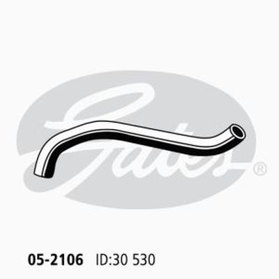 Gates Curved Radiator Hose For Honda CR-V RE AWD SUV 2.4L Petrol Engine