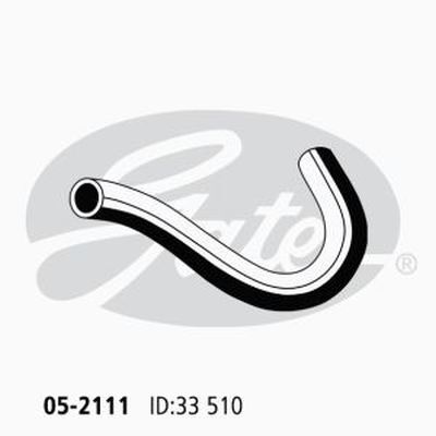 Gates Curved Radiator Hose For Toyota Corolla FWD Sedan 1.8L Petrol Engine 