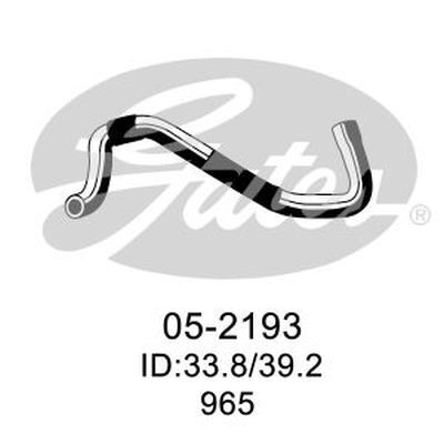 Gates Radiator Hose Upper Lower For Nissan Patrol TY61, GU, Y61 4.2L TD42T