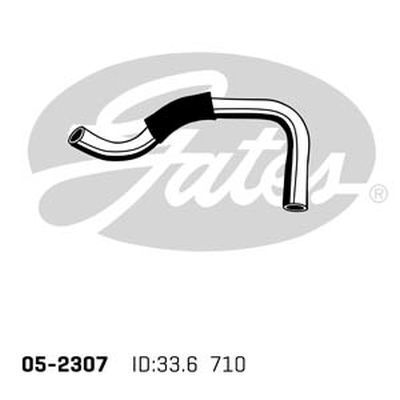 Gates Radiator Hose Upper Lower For Mitsubishi Triton MK, K77T 2.8L 4M40-T