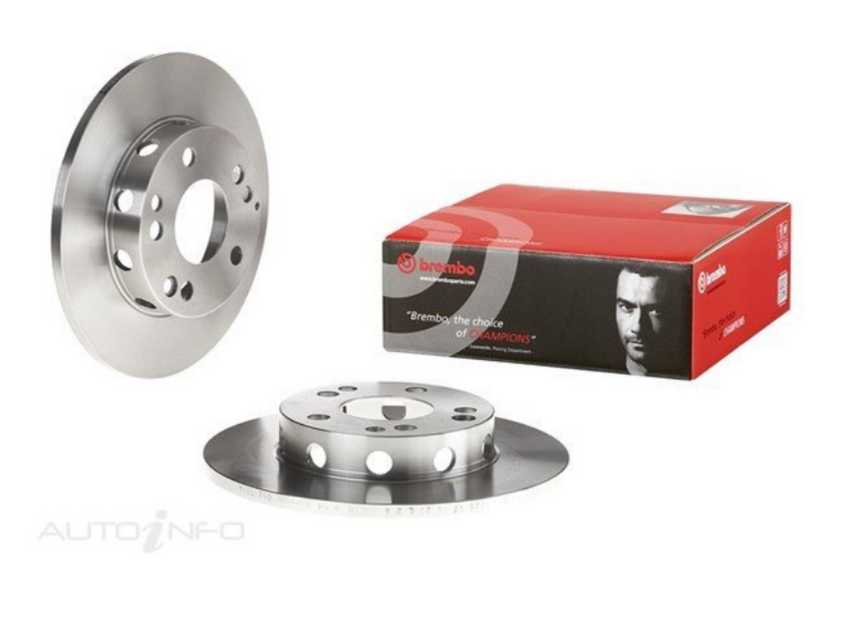 2X Brembo Front Brake Disc Rotor For Mercedes Benz 180E/190/190D/190E-08.2950.20