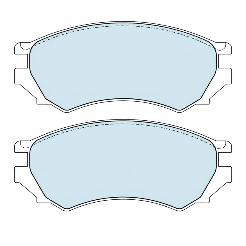 Bosch Front Brake Pad Set For Nissan Bluebird U12 U12 1.8L/2.0L CA18DET KA24DE