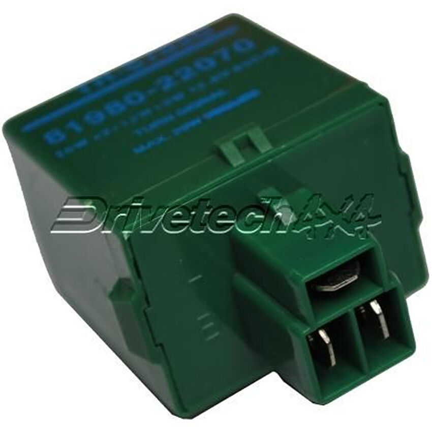 Drivetech Flasher Relay 3 Pin 12V For Toyota Land Diesel Petrol SUV, 8V, 3B, 12V