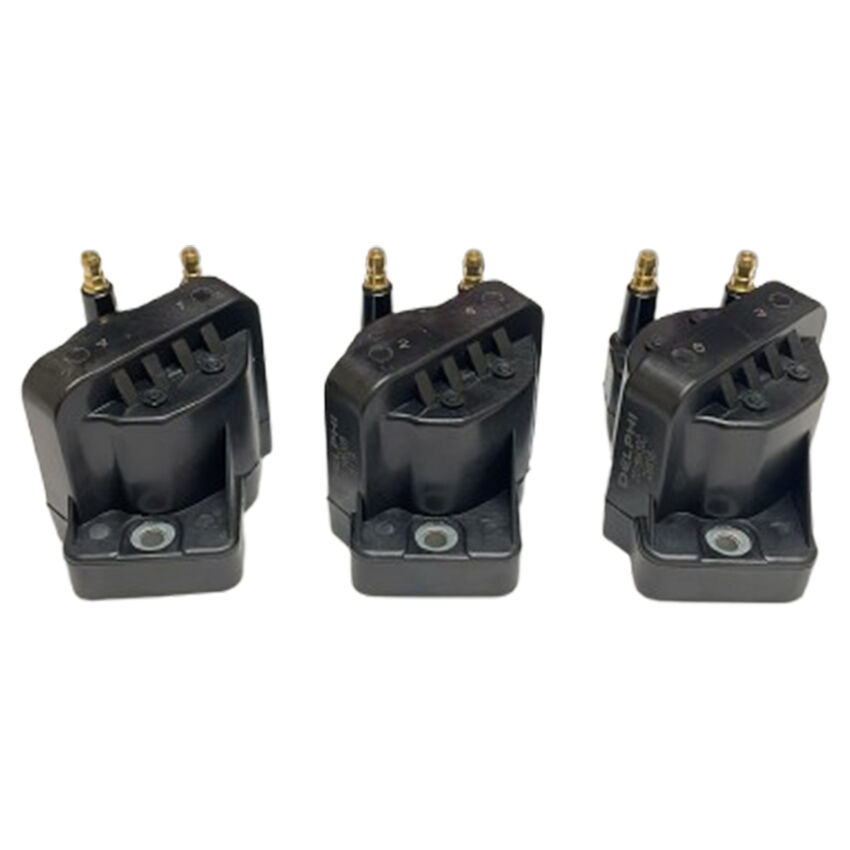 3x Delphi Ignition Coils Set For Holden One Tonner VY V6 3.8L LN3 (L36) 2003-04