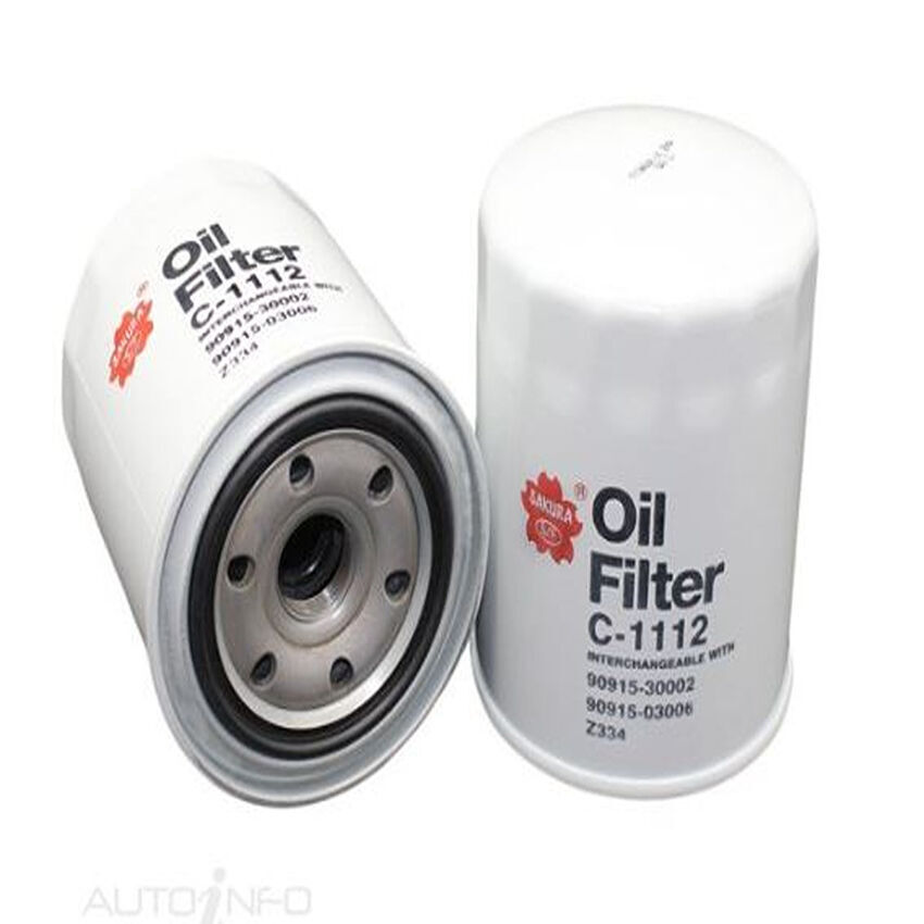 2X Sakura Oil Filter For Mazda Bounty WLAT 2.5L UN 2/4D Ute-SC-Utility I4 12V