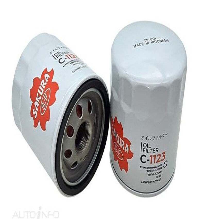 2X Sakura Oil Filter For Suzuki Swift G13BA G16B 1.3L,1.6L CINO GP GL SF413