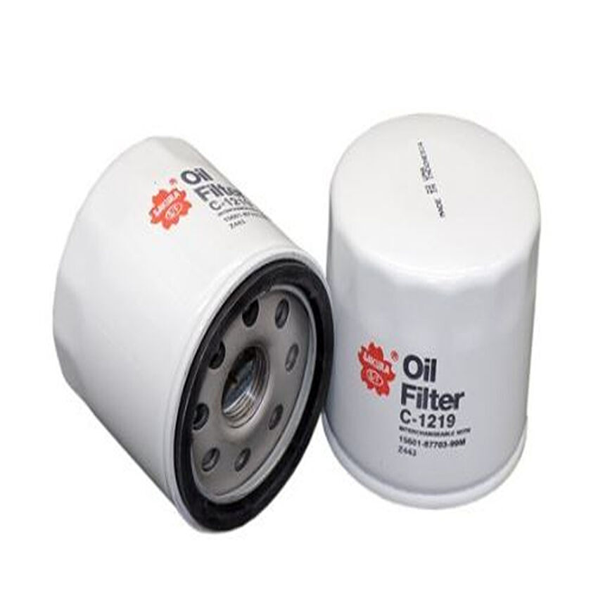 2X Sakura Oil Filter For Daihatsu Move ED 0.8L 4 Door Wagon I3 6V 1997-2000