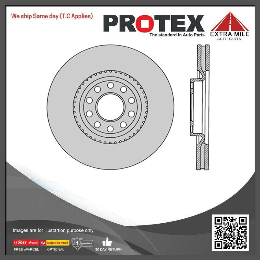 Pair PROTEX Ultra Rotors Front For AUDI A4/A6/AS/ALLROAD QUATTRO/S4/S6