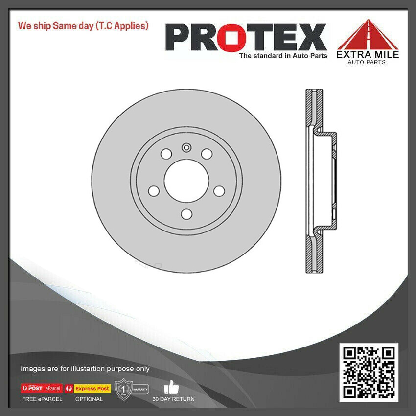 Pair PROTEX Ultra Disc Rotors For Skoda Kamiq 85TSl NW 1.0L 2020-On
