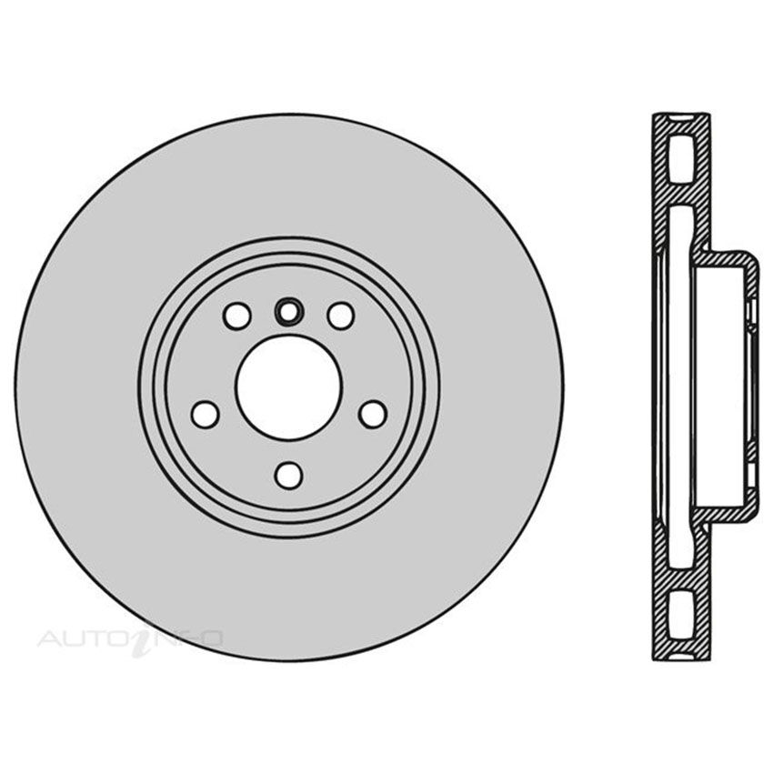 Pair PROTEX Performance Disc Rotors Front For BMW 330i/740i/X3 M40i/X4 s/xDrive