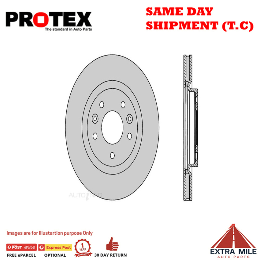 2X Protex Front Rotor For NISSAN QASHQAI/X-TRAIL/RENAULT KOLEOS 2.0L/1.6L/2.5L