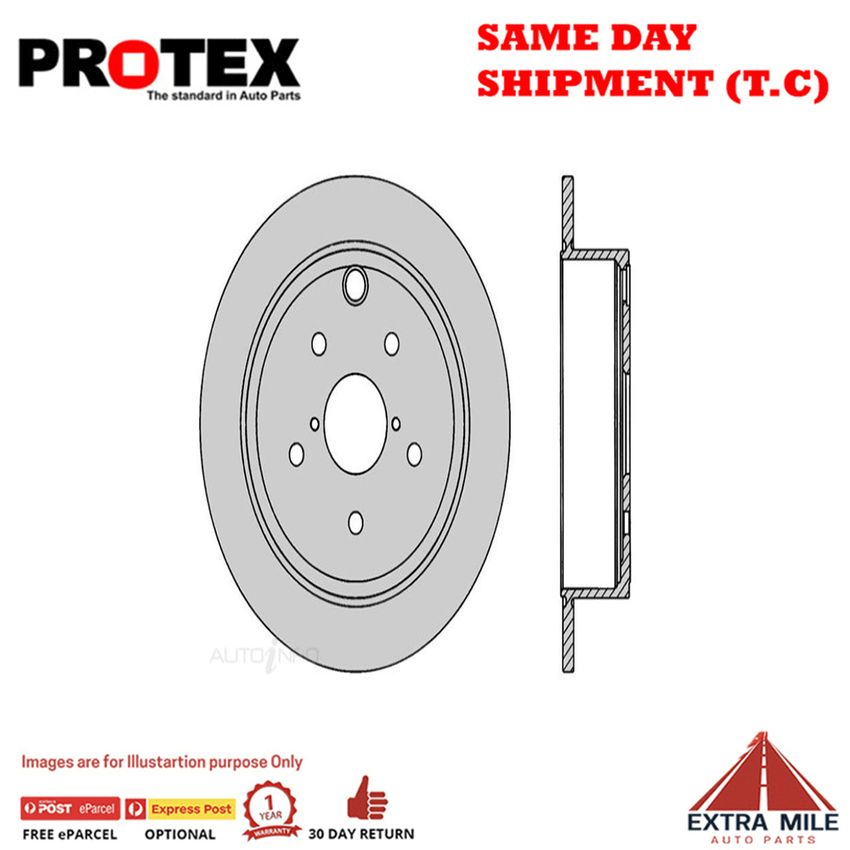 Protex Disc Rotor Pair For SUBARU WRX V1 2.0L 2014-On