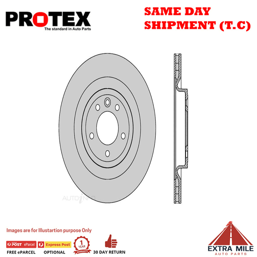 Protex Disc Rotor Pair For LAND ROVER DISCOVERY/RANGE ROVER/RANGE ROVER SPORT