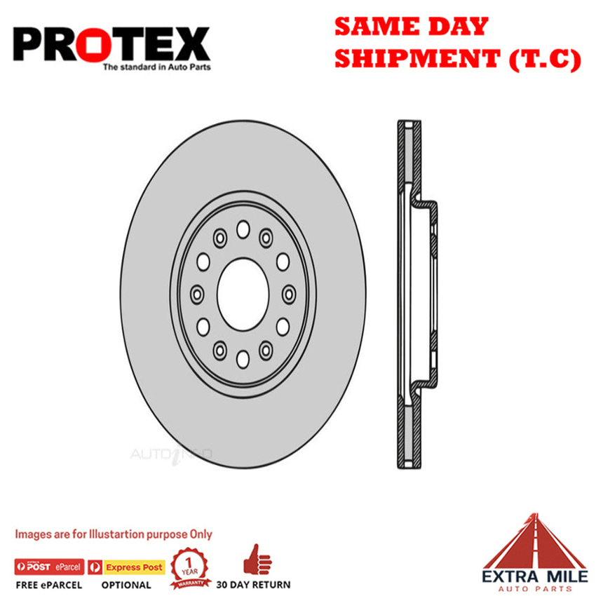 Protex Disc Rotor Pair For HOLDEN ACADIA LT/LTZ-V 3.6L