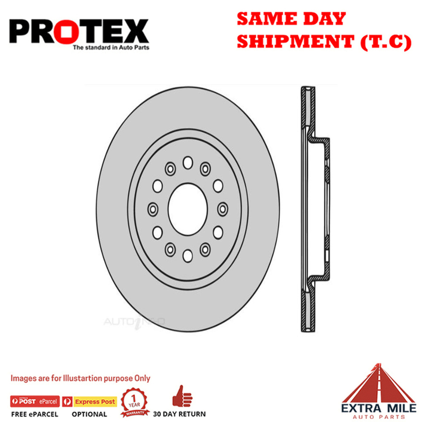 Protex Disc Rotor Pair For HOLDEN ACADIA LT/LTZ-V 3.6L