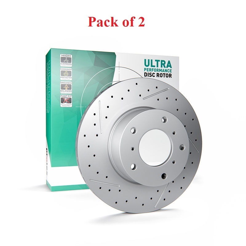 Protex Front Ultra Performance Disc Rotor Pair For FORD ENDURA CA 2.0L FWD 2018 - On 