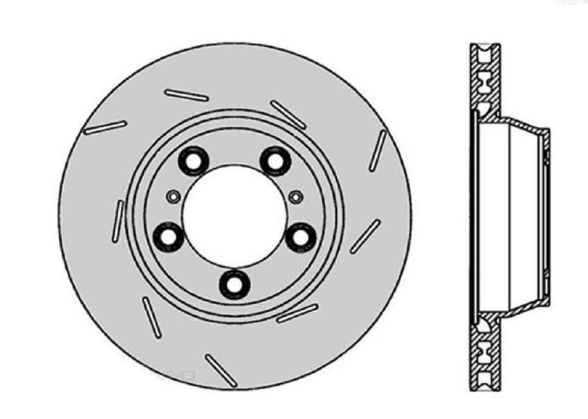 Pair PROTEX Ultra Select Rotors Rear For Porsche Panamera 4S/S 970 4.8L/3.0L