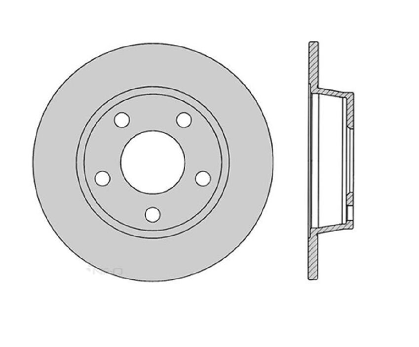 Pair PROTEX Ultra Select Rotors Rear For Audi allroad quattro 2.7L/4.2L/2.5L