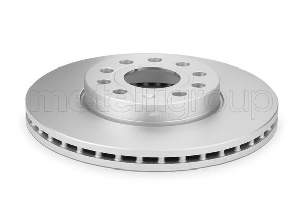 2X Metelli Front Disc Brake Rotor For Volkswagen Golf 1K1/5G1/5K1/AJ5 1.6L/2.0L