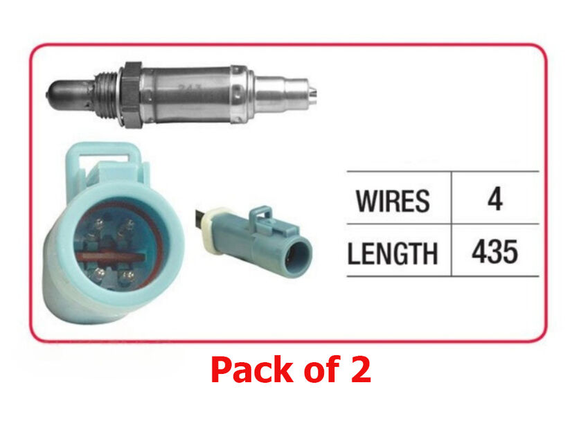 2X Goss Oxygen Sensor (Pre-Cat) For Volkswagen Golf 4 1E7, 1J1, 1J5,  5 1K1 1.6L