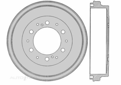 2xTNF Disc Brake Rotor Rear For Toyota Hiace KDH200R 2.5L,TRH223R 2.7L 2TR-FE