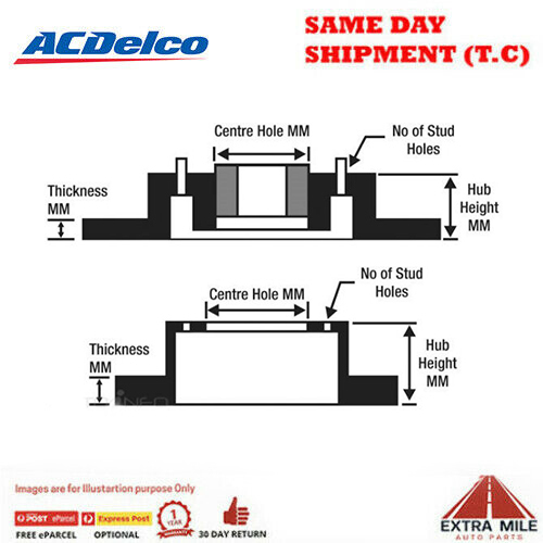 Pair Vented Rotor Front For HOLDEN ASTRA TS with ABS ( 5 stud ) 1998 - 2006